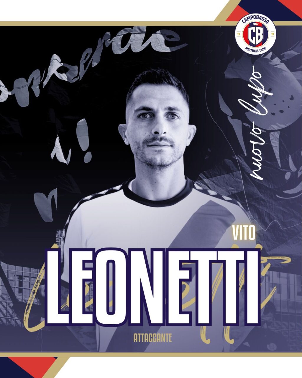 Il Campobasso FC dà il benvenuto a Vito Leonetti